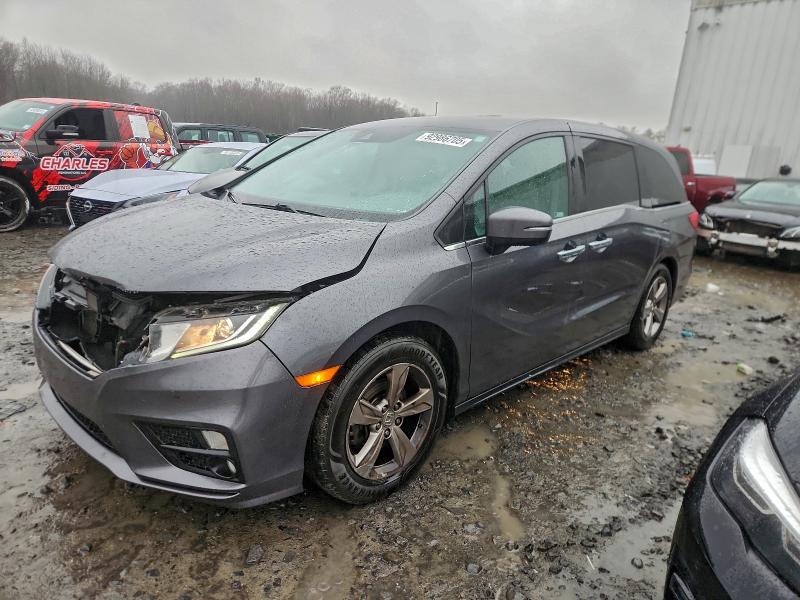 HONDA ODYSSEY EX 2018 with VIN 5FNRL6H54JB093738 - Photo from auction