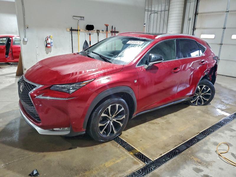LEXUS NX 200T 2015 with VIN JTJBARBZ9F2045681 - Photo from auction