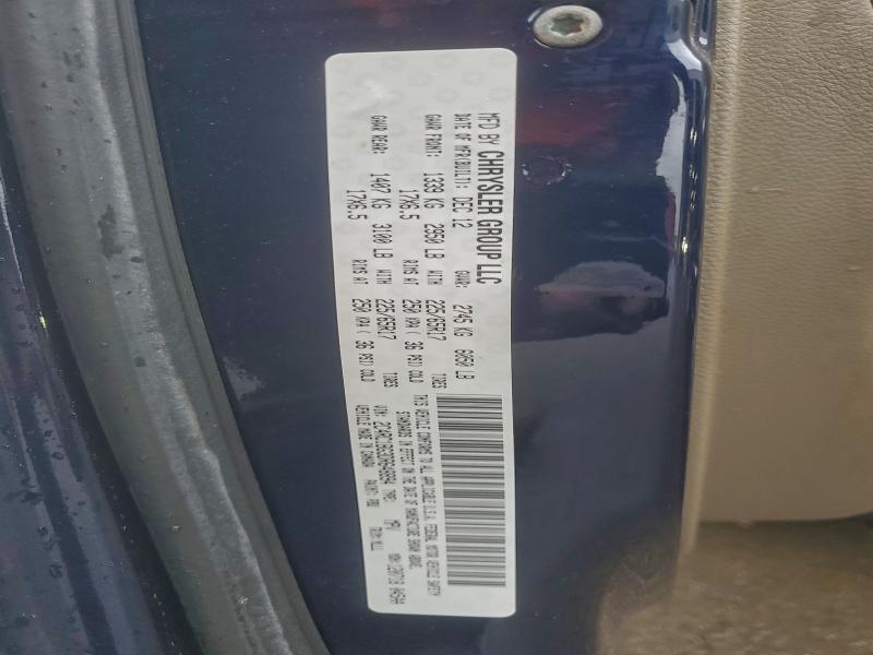 Photo 14 from auction – 2013 CHRYSLER TOWN & COU with VIN 2C4RC1BG3DR648894