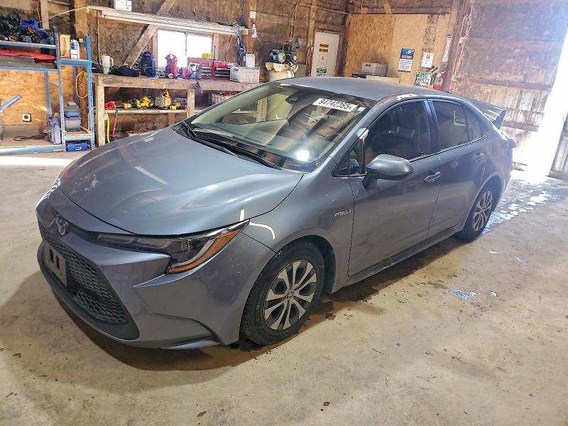 TOYOTA COROLLA LE 2021 with VIN JTDEAMDE6MJ017207 - Photo from auction