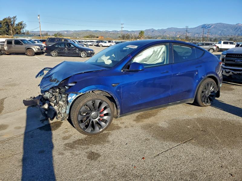 TESLA MODEL Y 2022 with VIN 7SAYGDEF8NF492937 - Photo from auction