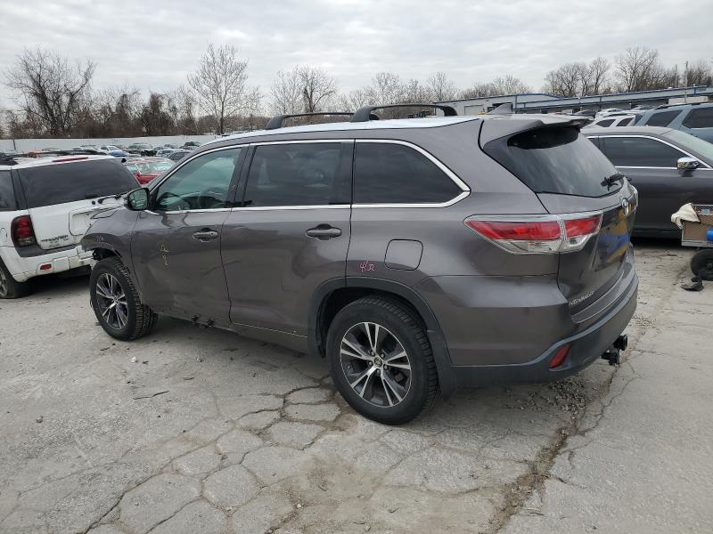 Photo 2 from auction – 2016 TOYOTA HIGHLANDER with VIN 5TDKKRFH9GS134307