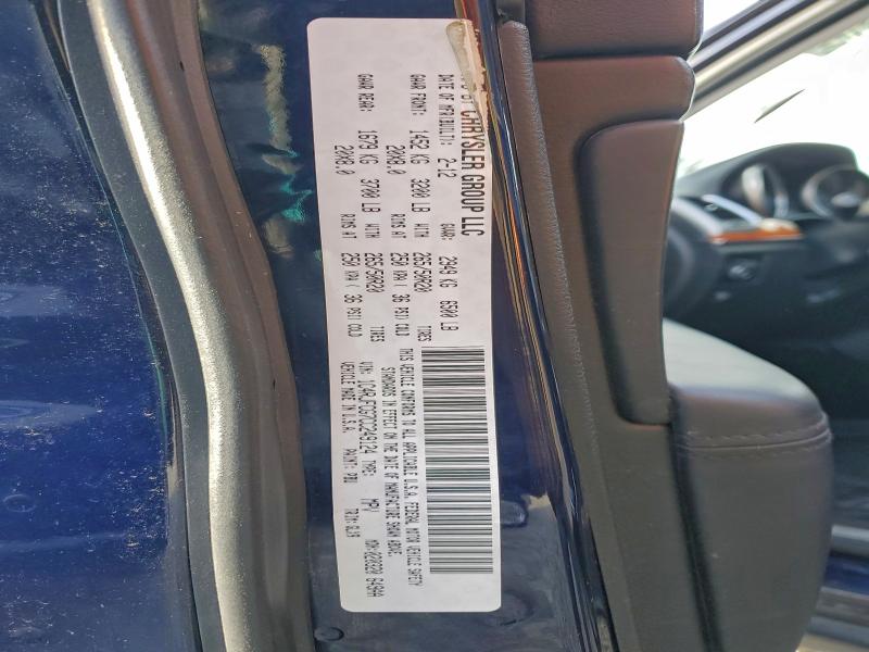 Photo 14 from auction – 2012 JEEP GRAND CHER with VIN 1C4RJFCG7CC249124