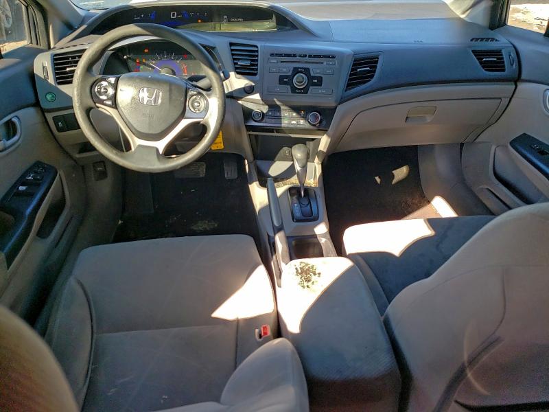Photo 8 from auction – 2012 HONDA CIVIC LX with VIN 19XFB2F51CE088748