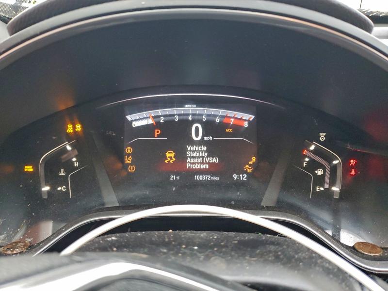 Photo 9 from auction – 2018 HONDA CR-V EX with VIN 7FARW2H59JE084585