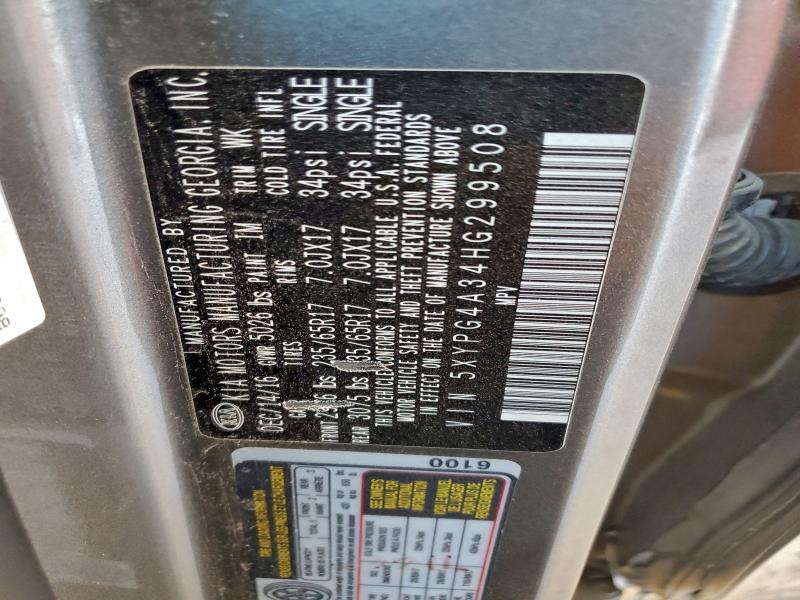 Photo 14 from auction – 2017 KIA SORENTO LX with VIN 5XYPG4A34HG299508