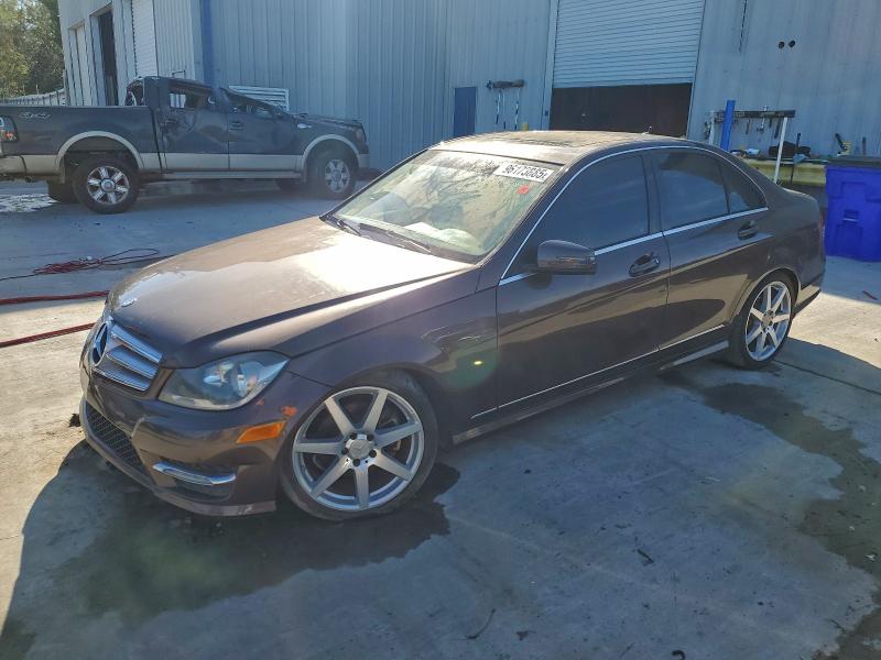 MERCEDES-BENZ C 2013 with VIN WDDGF4HB0DR264367 - Photo from auction