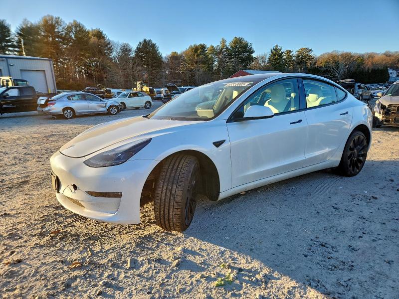 TESLA MODEL 3 2023 with VIN 5YJ3E1ECXPF480681 - Photo from auction