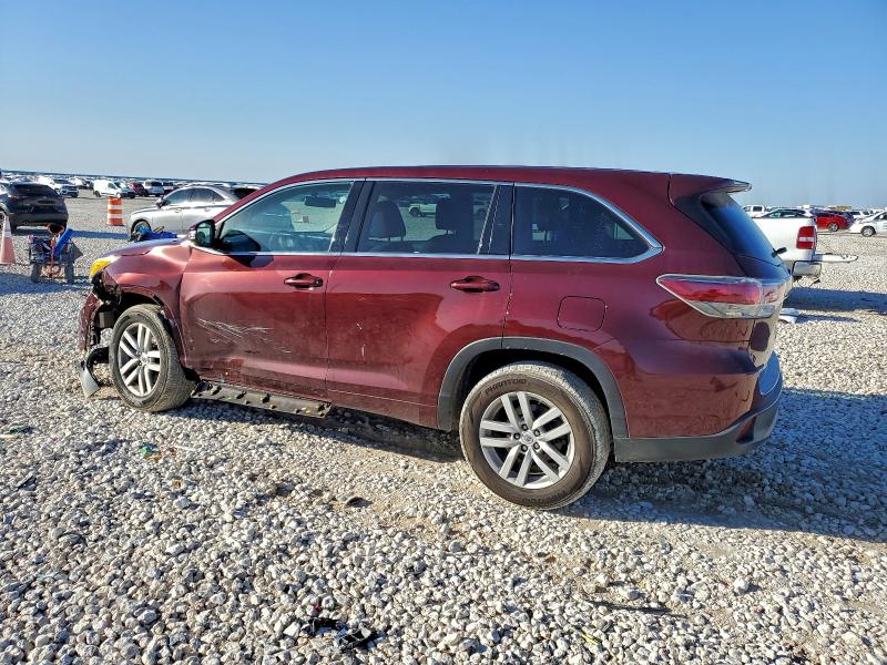 Photo 2 from auction – 2015 TOYOTA HIGHLANDER with VIN 5TDZKRFH9FS102003