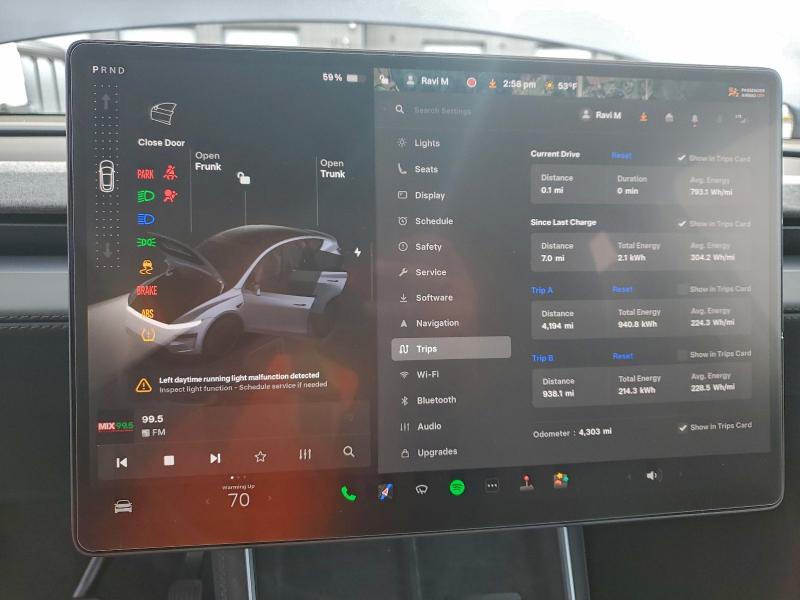 Photo 9 from auction – 2026 TESLA MODEL Y with VIN 7SAYGDED3TA461118
