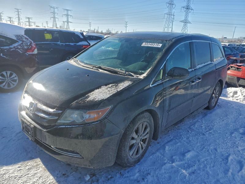 HONDA ODYSSEY EX 2014 with VIN 5FNRL5H6XEB007308 - Photo from auction