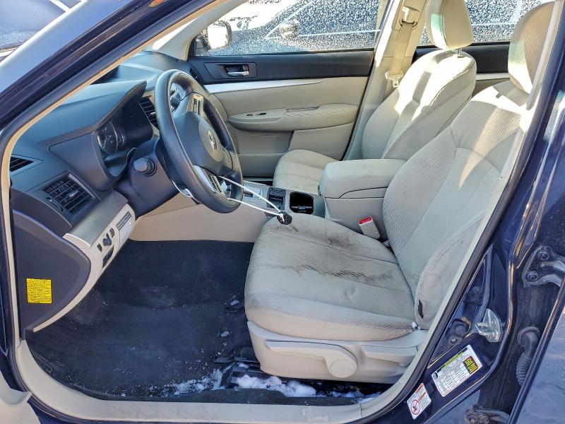 Photo 7 from auction – 2012 SUBARU LEGACY 2.5 with VIN 4S3BMBA69C3034663