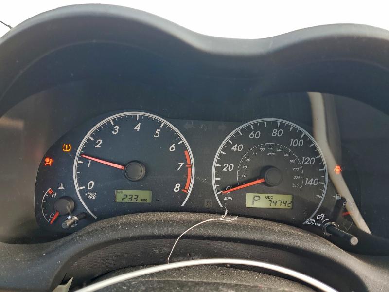 Photo 9 from auction – 2013 TOYOTA COROLLA BA with VIN 2T1BU4EE3DC976942