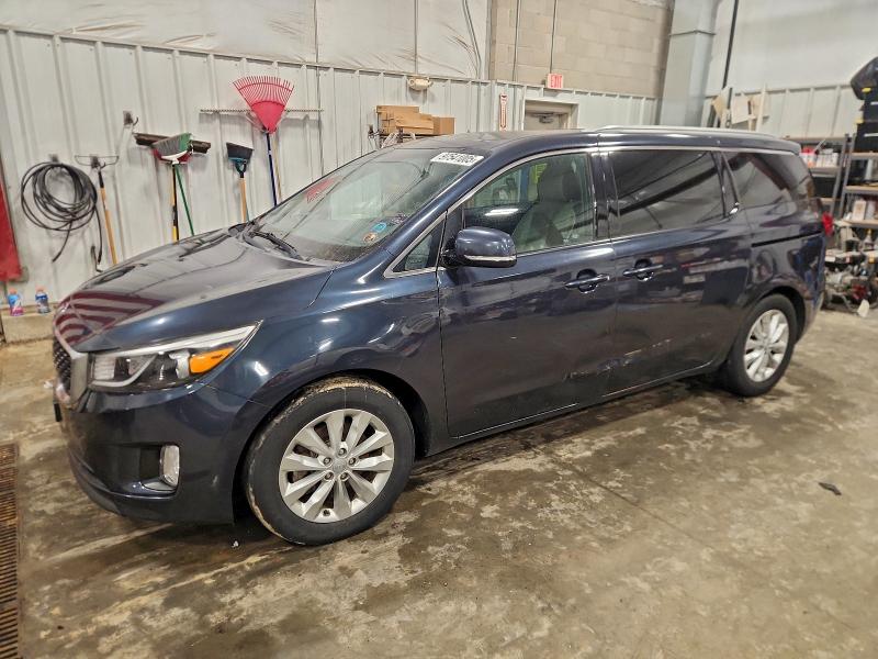 KIA SEDONA EX 2016 with VIN KNDMC5C13G6187459 - Photo from auction