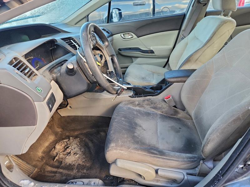 Photo 7 from auction – 2012 HONDA CIVIC LX with VIN 19XFB2F53CE091635