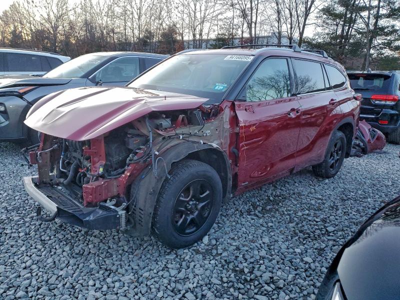 TOYOTA HIGHLANDER 2022 with VIN 5TDGBRCH7NS549407 - Photo from auction