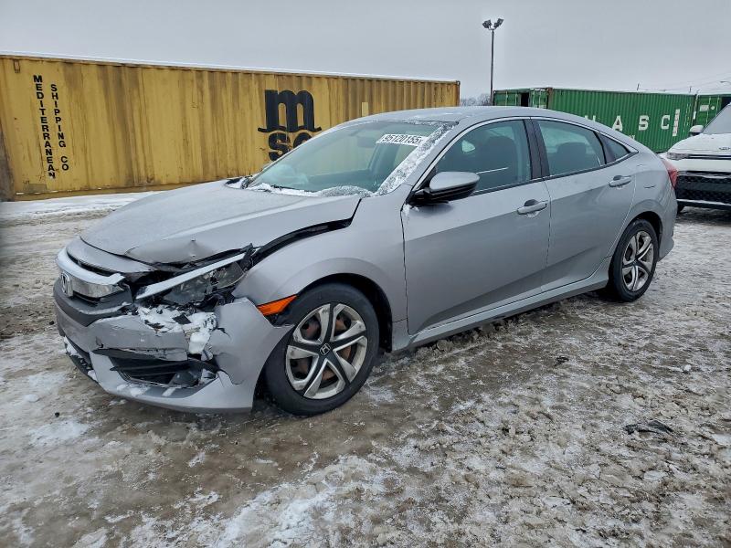 Photo 1 from auction – 2017 HONDA CIVIC LX with VIN 19XFC2F56HE062246