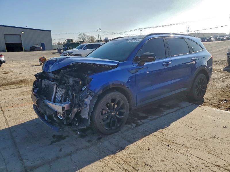 KIA SORENTO 2021 with VIN 5XYRK4LF9MG016934 - Photo from auction