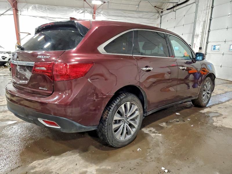 Photo 3 from auction – 2015 ACURA MDX TECHNO with VIN 5FRYD4H47FB010152