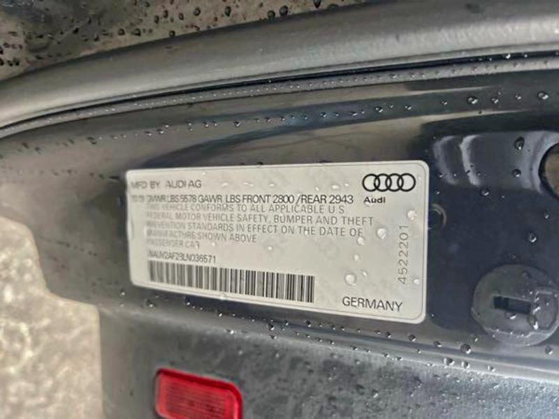 Photo 10 from auction – 2020 AUDI A7 PRESTIG with VIN WAUV2AF28LN036571