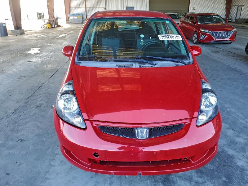 Photo 5 from auction – 2007 HONDA FIT S with VIN JHMGD38697S062992