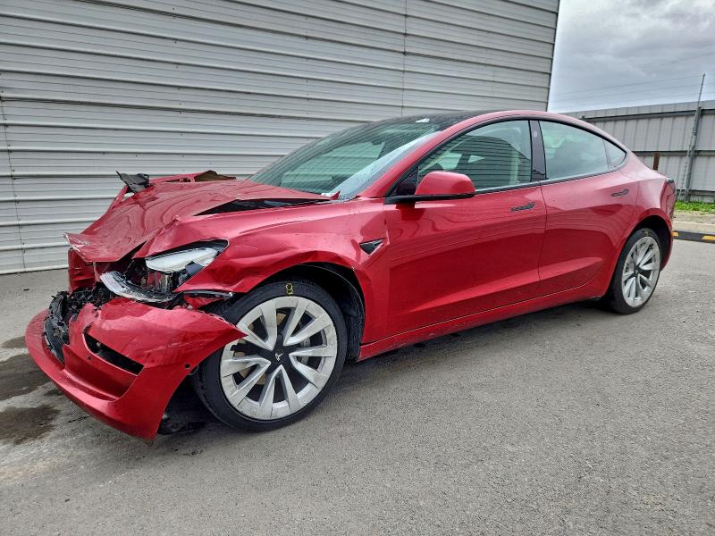 TESLA MODEL 3 2022 with VIN 5YJ3E1EA2NF304185 - Photo from auction
