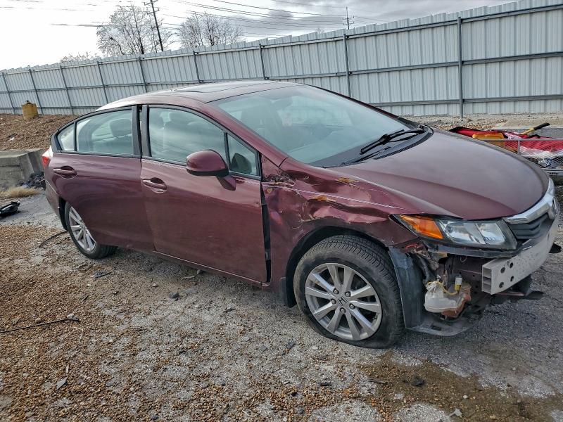 Photo 4 from auction – 2012 HONDA CIVIC EX with VIN 19XFB2F84CE091265