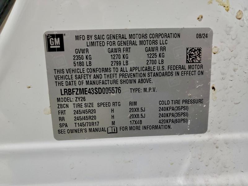 Photo 14 from auction – 2025 BUICK ENVISION A with VIN LRBFZME43SD005576