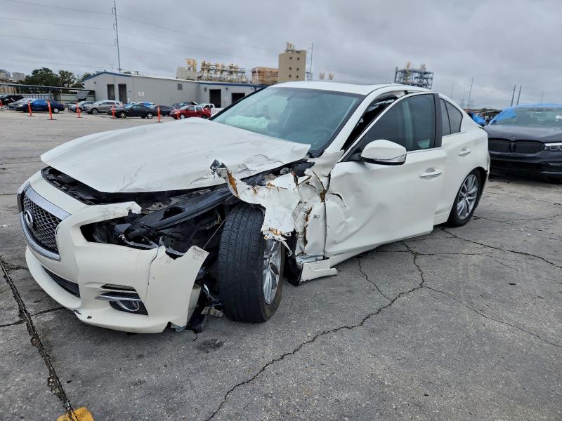 INFINITI Q50 BASE 2014 with VIN JN1BV7AP8EM677752 - Photo from auction