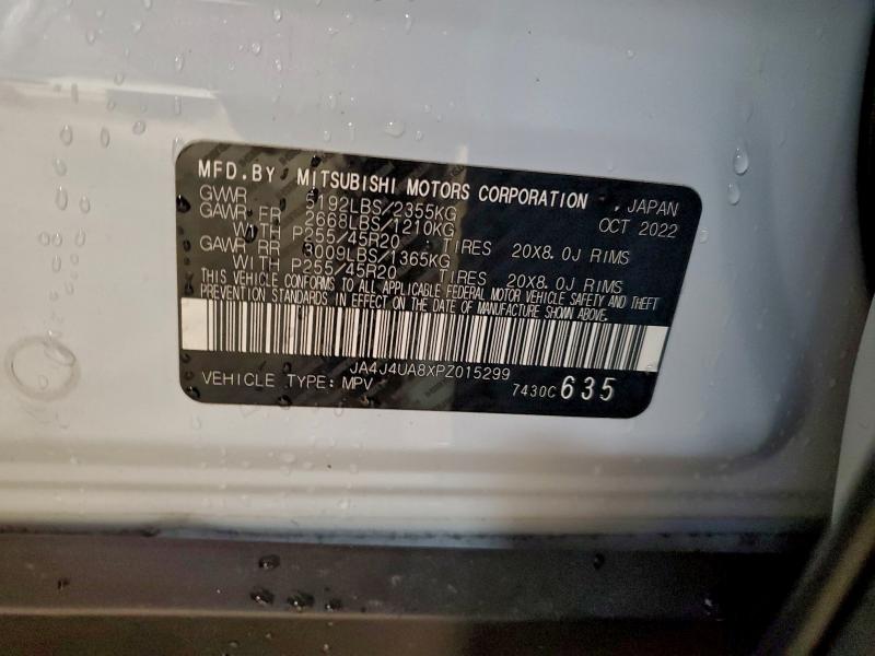 Photo 14 from auction – 2023 MITSUBISHI OUTLANDER with VIN JA4J4UA8XPZ015299