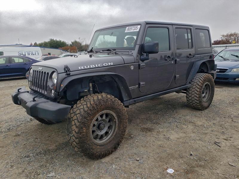 JEEP WRANGLER U 2014 with VIN 1C4HJWFGXEL223434 - Photo from auction