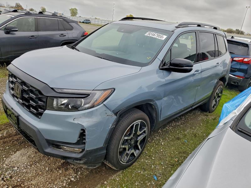 HONDA PASSPORT E 2023 with VIN 5FNYF8H09PB017119 - Photo from auction