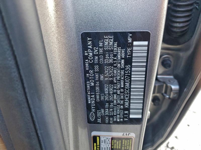 Photo 14 from auction – 2021 GENESIS GV80 BASE with VIN KMUHCESC6MU071536