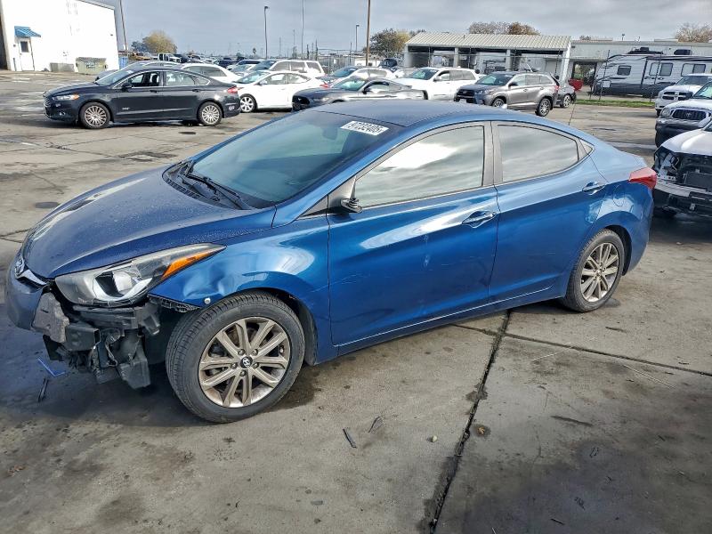 HYUNDAI ELANTRA 2014 with VIN KMHDH4AE3EU158100 - Photo from auction
