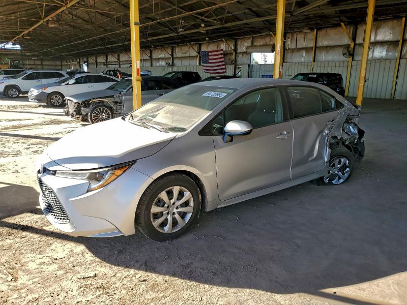 TOYOTA COROLLA LE 2022 with VIN 5YFEPMAE1NP277210 - Photo from auction