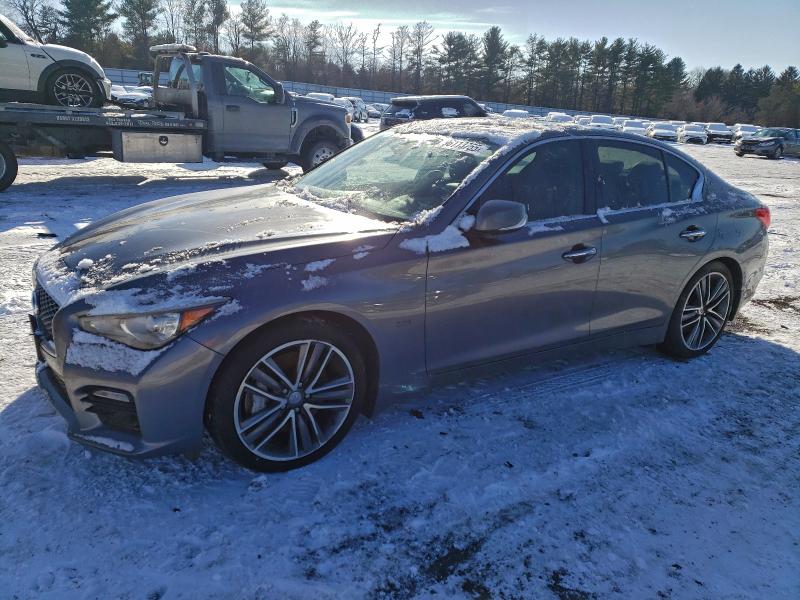 INFINITI Q50 BASE 2017 with VIN JN1CV7AR1HM680650 - Photo from auction