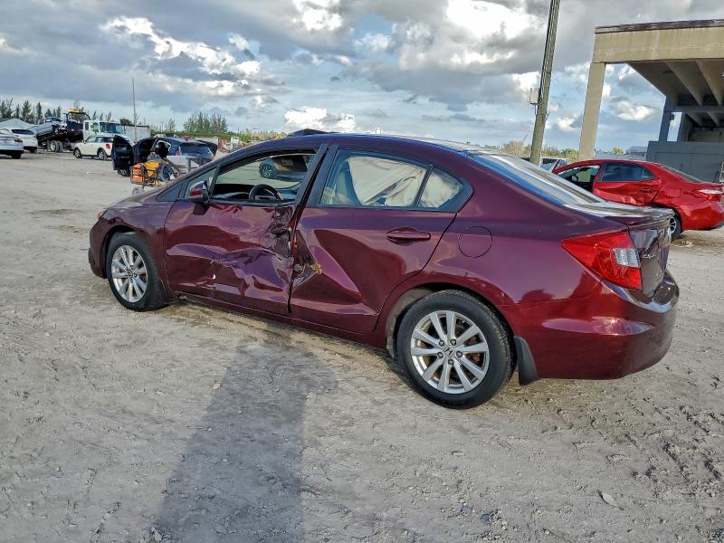Photo 2 from auction – 2012 HONDA CIVIC EXL with VIN 19XFB2F98CE348324
