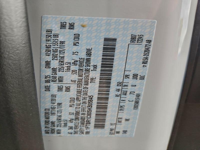 Photo 14 from auction – 2025 FORD TRANSIT T- with VIN 1FTBR1C80SKB05845