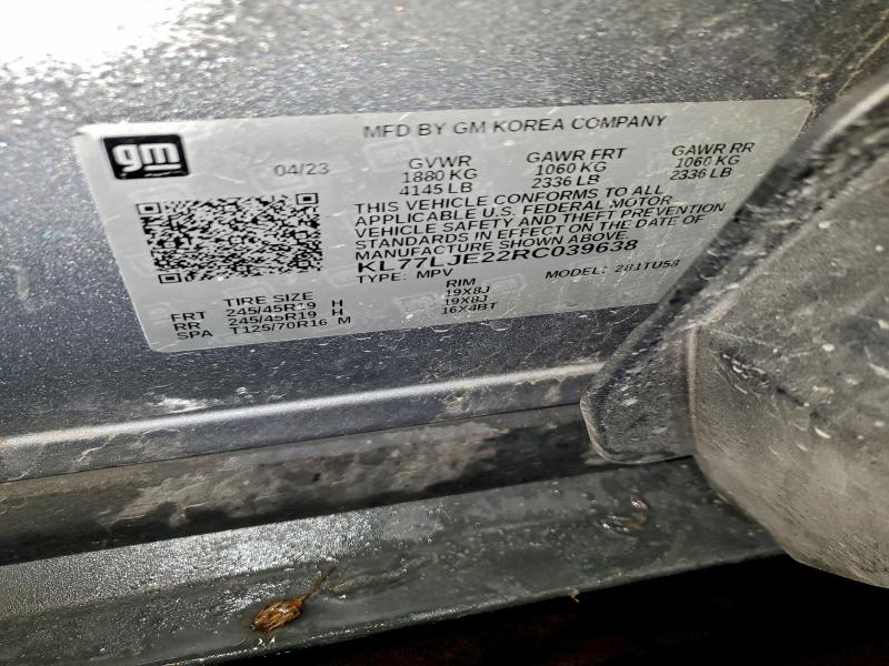 Photo 14 from auction – 2024 CHEVROLET TRAX with VIN KL77LJE22RC039638