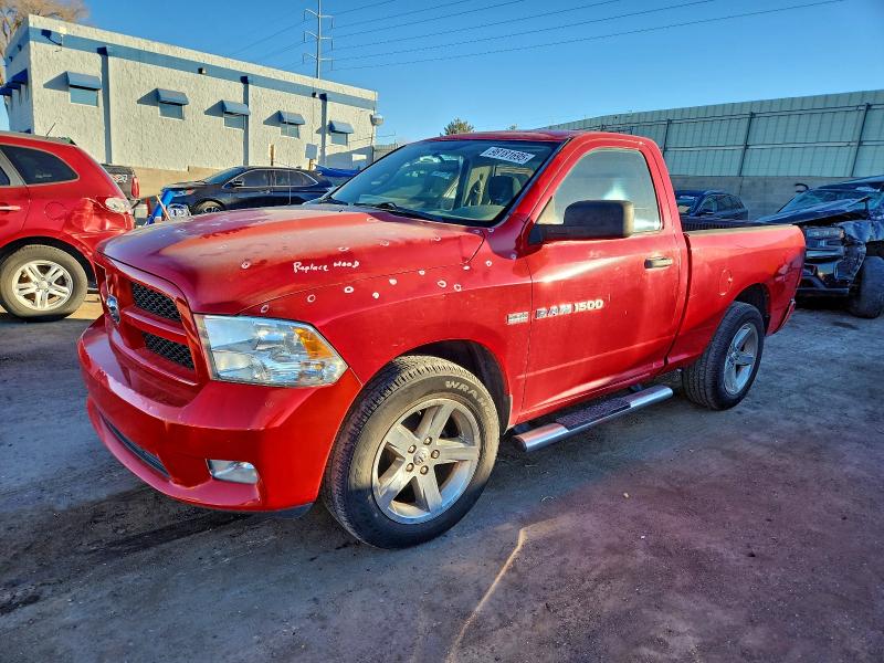 DODGE RAM 1500 S 2012 with VIN 3C6JD6ATXCG279551 - Photo from auction