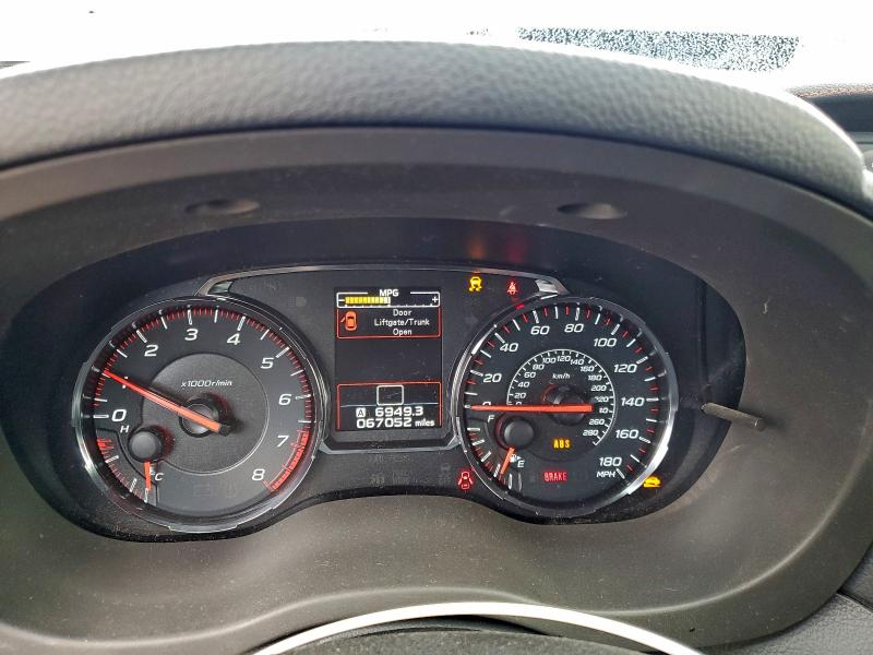 Photo 9 from auction – 2020 SUBARU WRX PREMIU with VIN JF1VA1C62L9823334