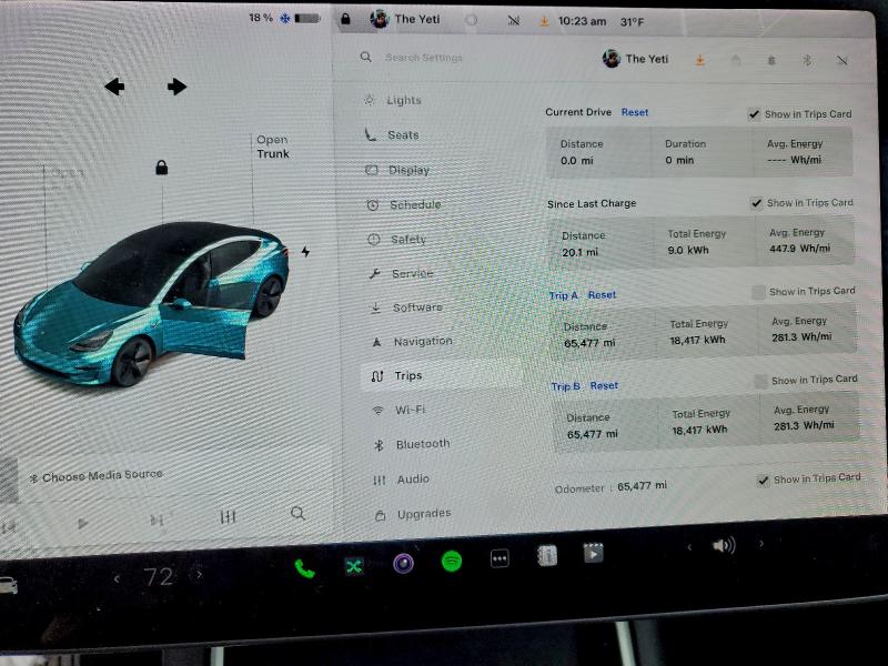 Photo 9 from auction – 2020 TESLA MODEL 3 with VIN 5YJ3E1EB0LF744427