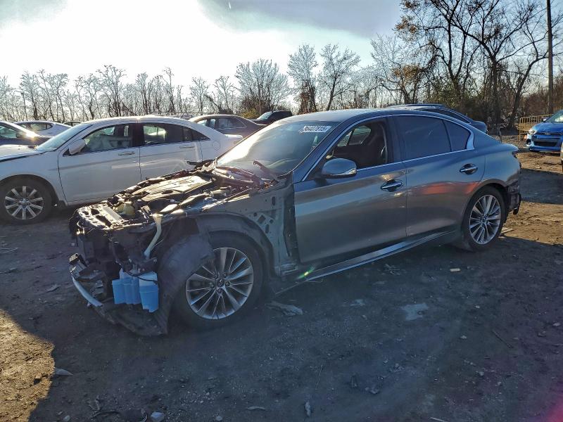 INFINITI Q50 LUXE 2018 with VIN JN1EV7AP1JM591772 - Photo from auction