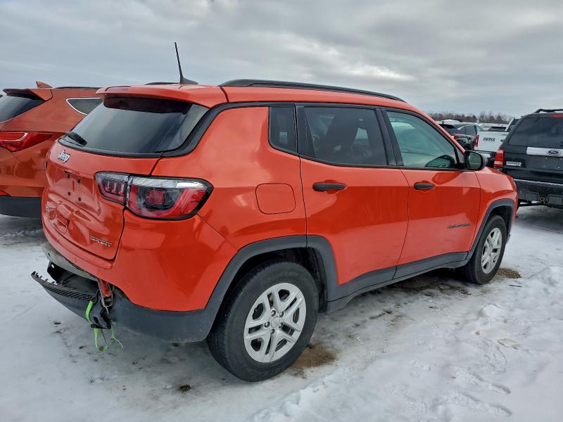 Photo 3 from auction – 2018 JEEP COMPASS SP with VIN 3C4NJCAB2JT186178