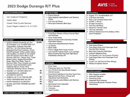 Photo 13 from auction – 2023 DODGE DURANGO R/ with VIN 1C4SDJCT1PC602732
