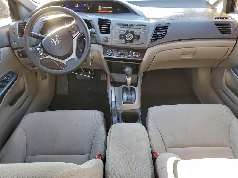 Photo 8 from auction – 2012 HONDA CIVIC LX with VIN 2HGFB2F55CH584223
