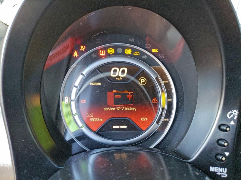 Photo 9 from auction – 2013 FIAT 500 ELECTR with VIN 3C3CFFGE7DT707397