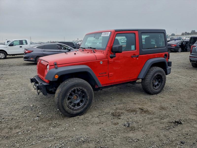 JEEP WRANGLER S 2017 with VIN 1C4AJWAG2HL502146 - Photo from auction