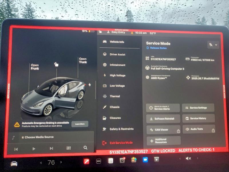 Photo 9 from auction – 2022 TESLA MODEL 3 with VIN 5YJ3E1EA7NF353527