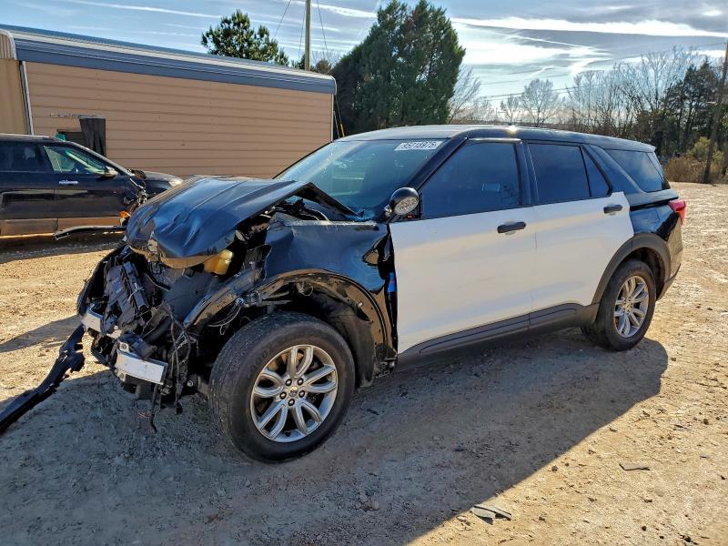 FORD EXPLORER P 2021 with VIN 1FM5K8AB9MGA42061 - Photo from auction